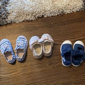 Baby girl shoes. Toms. Keds. Chus.